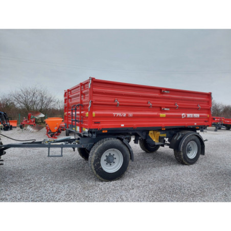 Przyczepa Metal-Fach szerokość paletowa model T711/2
