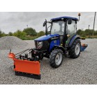 Zestaw komunalny LOVOL M504 z kabiną, pługiem Strzałka 2,0m i piaskarką