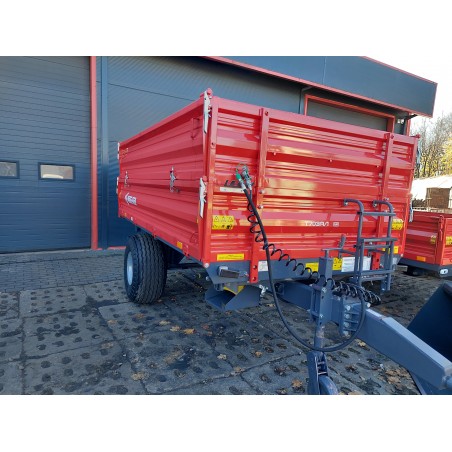 Metal-Fach Przyczepa T703A/3 | Ładowność 5 ton, jednoosiowa