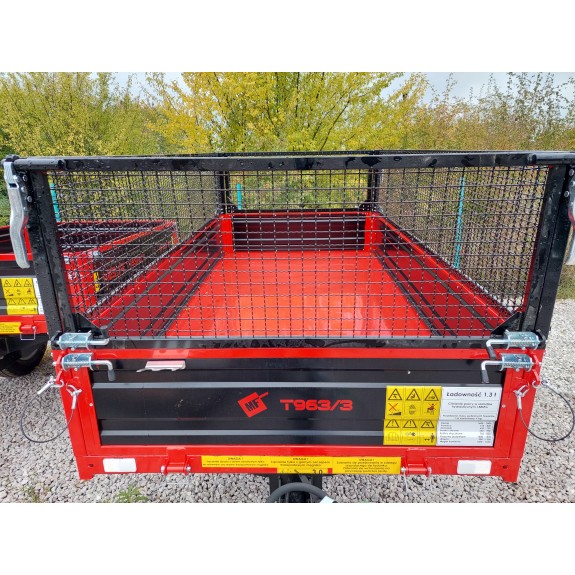 Przyczepa rolnicza T963/3 Nela Metal-Fach | Maszyny-komunalne.eu