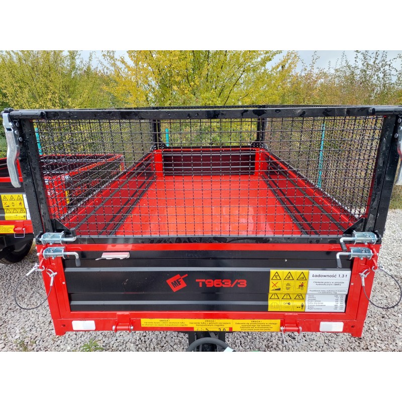 Przyczepa rolnicza T963/3 Nela Metal-Fach | Maszyny-komunalne.eu