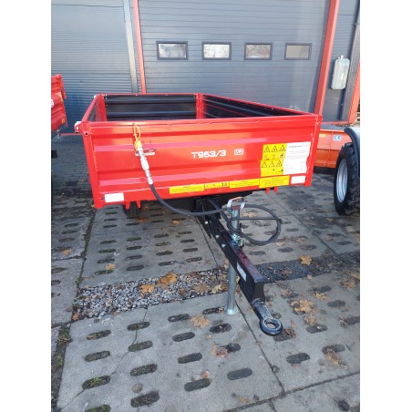 Przyczepa rolnicza T963/3 Nela Metal-Fach | Maszyny-komunalne.eu