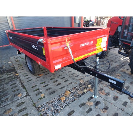 Przyczepa rolnicza T963/3 Nela Metal-Fach | Maszyny-komunalne.eu