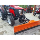 Zestaw komunalny LOVOL M504 z kabiną i pługiem prostym 2,2m + piaskarka PK 550