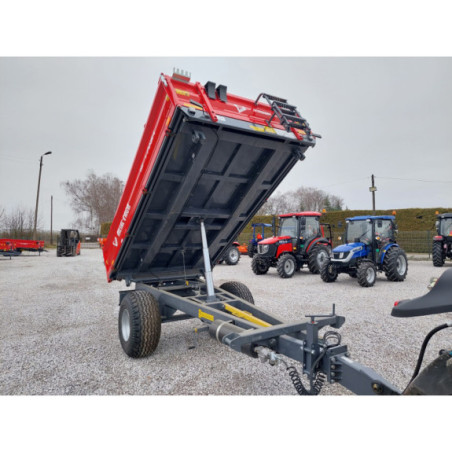 Metal-Fach Przyczepa T703A/1 | Ładowność 3,8 t, wywrót 35°