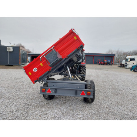 Metal-Fach Przyczepa T703A/1 | Ładowność 3,8 t, wywrót 35°