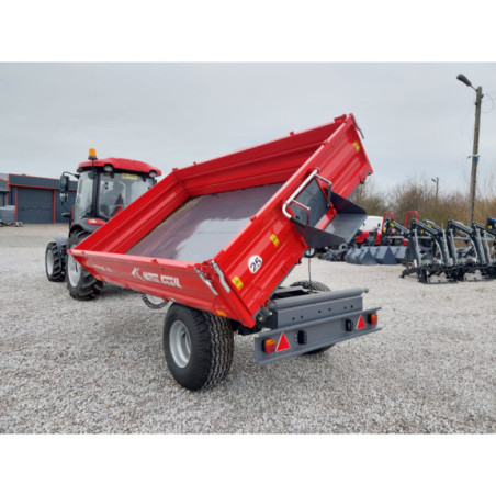 Metal-Fach Przyczepa T703A/1 | Ładowność 3,8 t, wywrót 35°