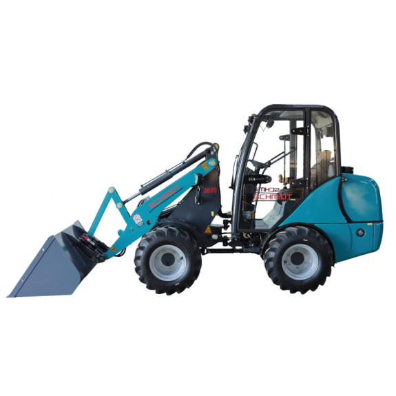 Ładowarka SCHMIDT 3639 z kabiną | Silnik Kubota, wys. 3,1 m