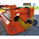 Zamiatarka ciągnikowa 2,0 m ze zbiornikiem na śmieci