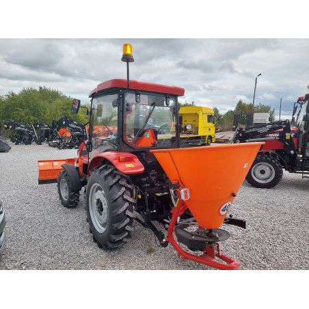 Zestaw komunalny LOVOL M404 + pług mocowany bezpośrednio z piaskarką lej