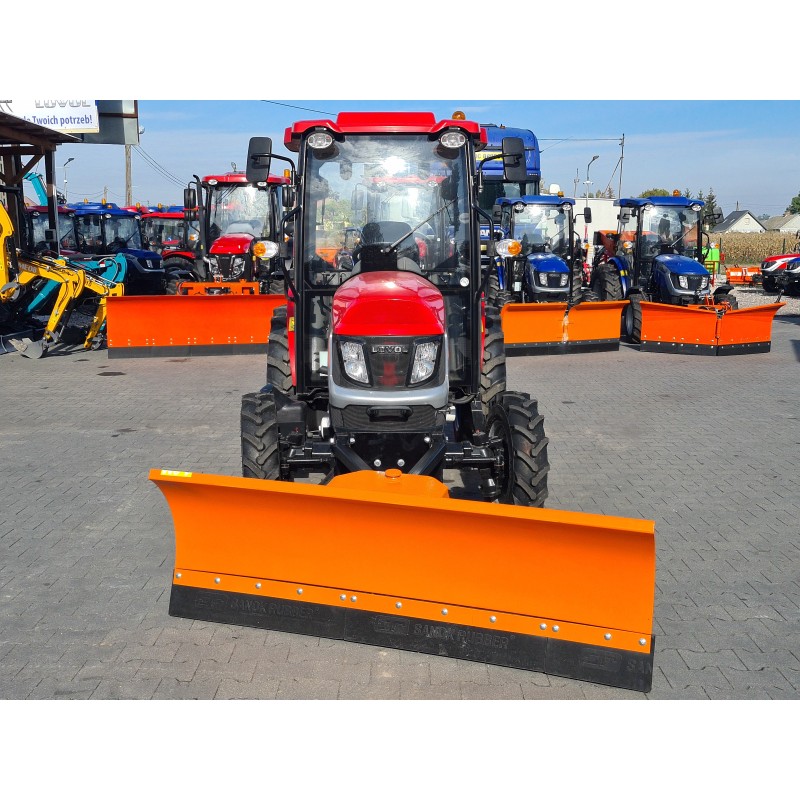 Zestaw komunalny LOVOL M254 z kabiną + pług + piaskarka Lej